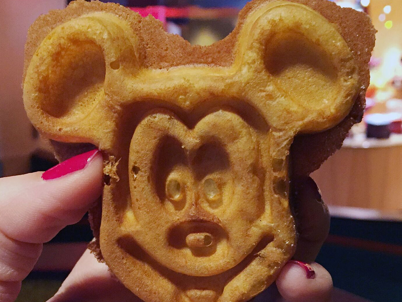 Disneyland Mickey waffle