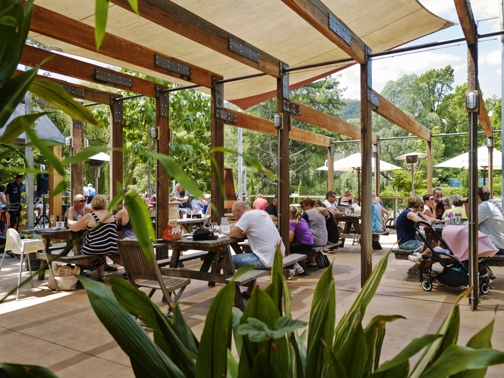Patio at Bright Brewery