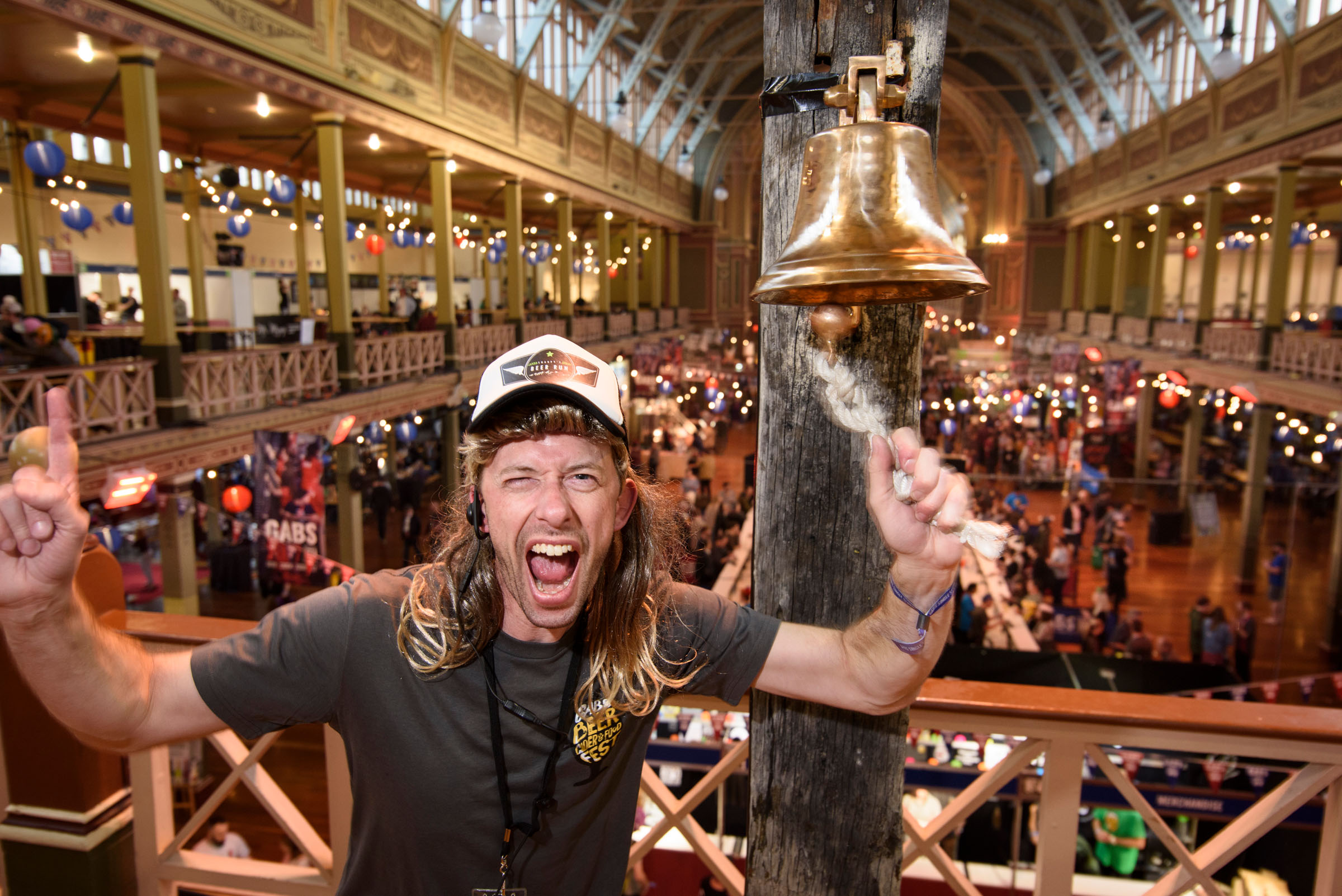 Excited man at Great Australian Beer Spectapular