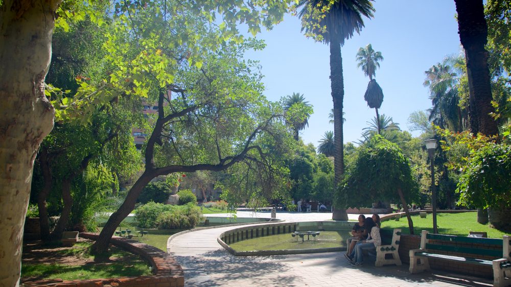 Pathway in San Martin Square in Argentina