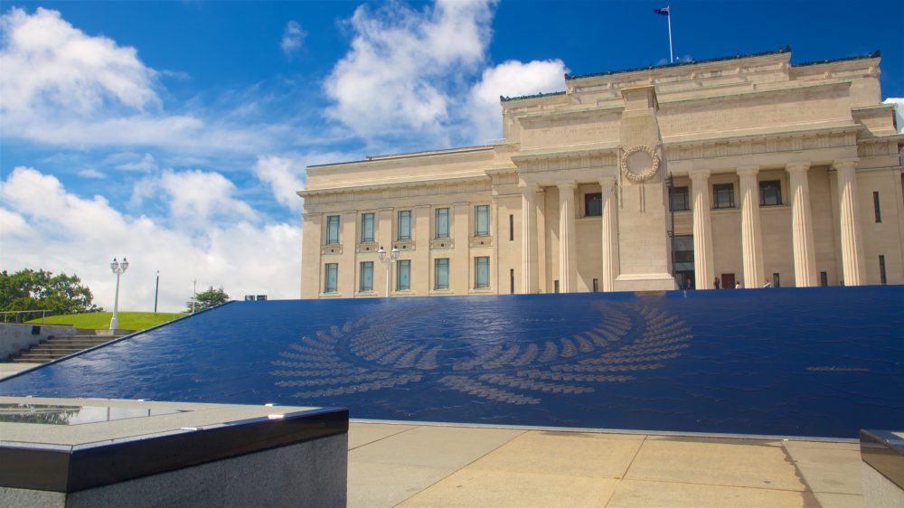 Front entrance to the Auckland War Memorial Museum