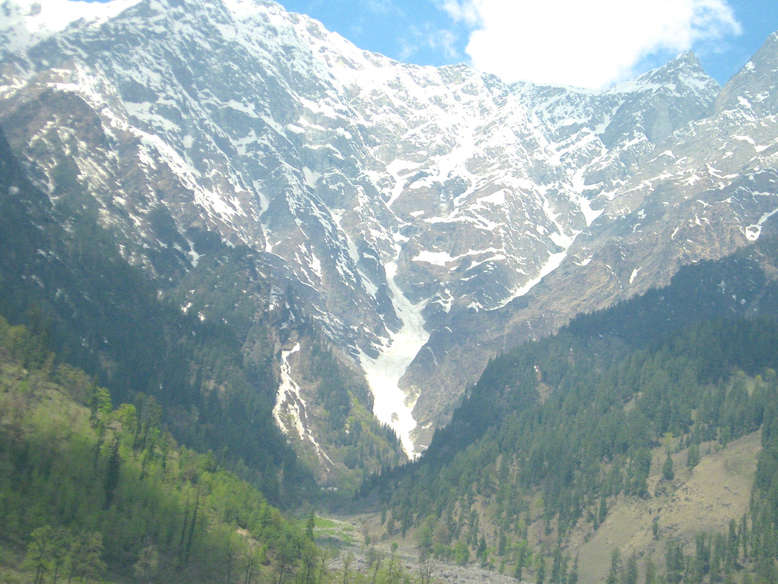Snowy Manali Mountain of Himachal Pradesh