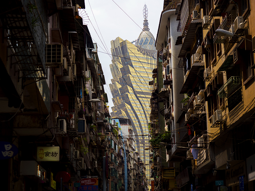 View of Grand Lisboa in Macao
