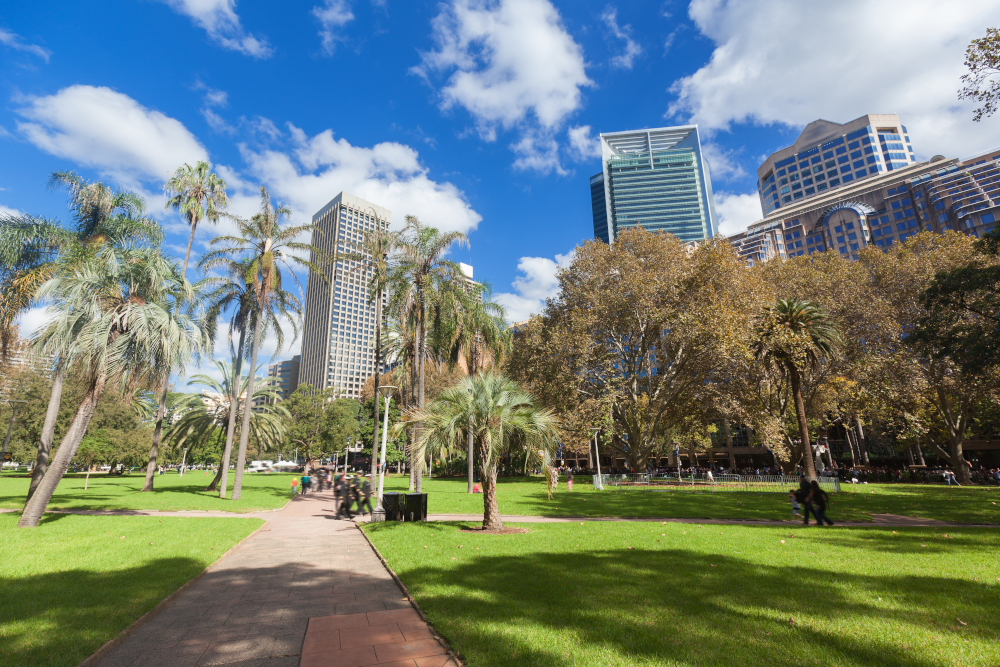 hyde park nature in sydney