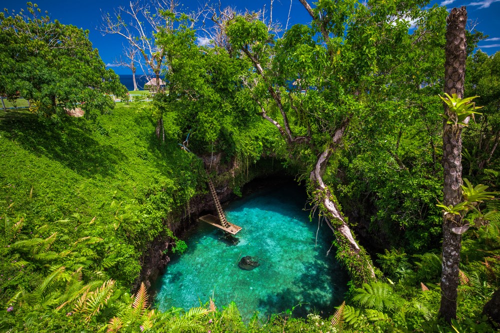 To Sua Ocean Trench in Samoa