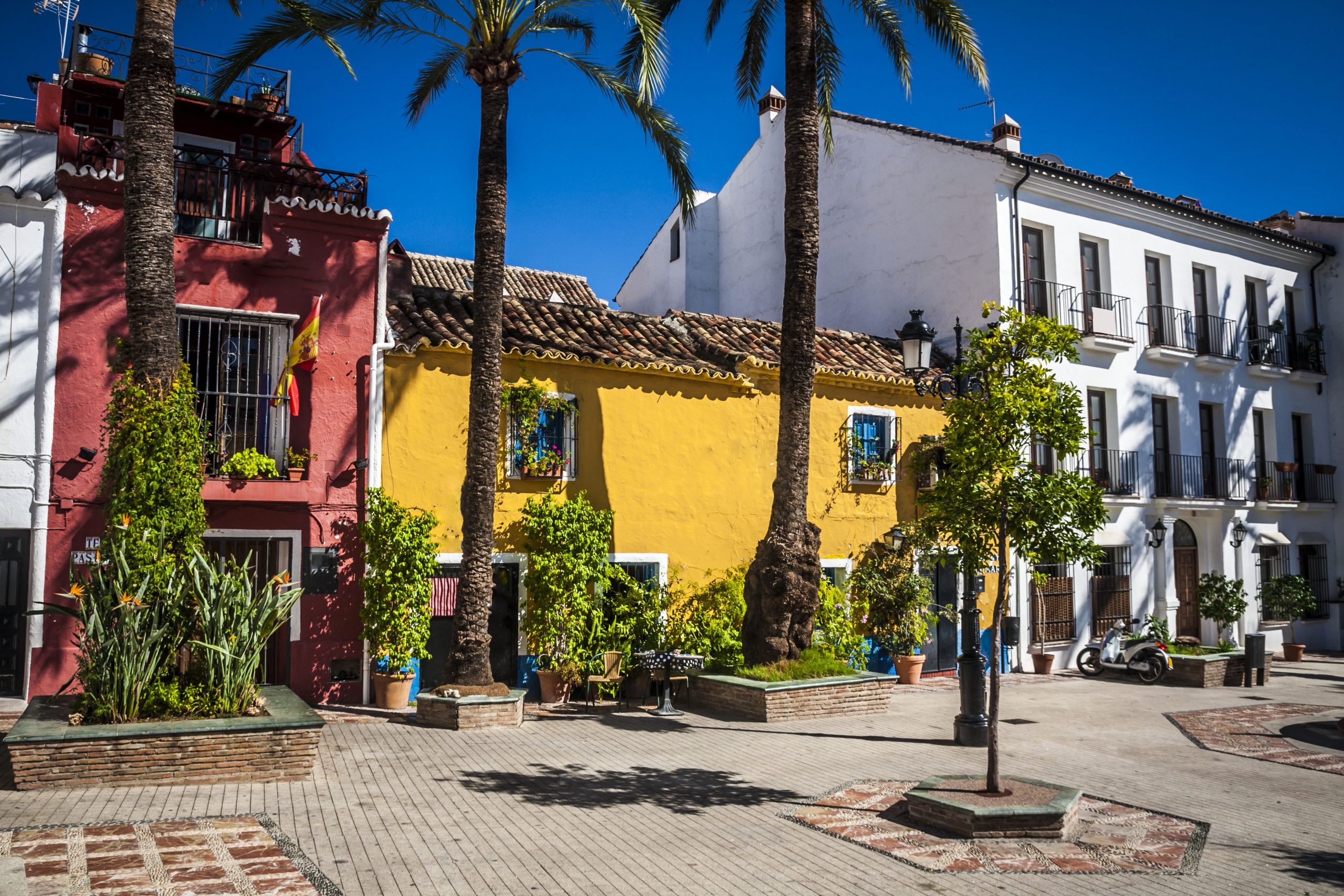 Streets of Marbella, Spain 